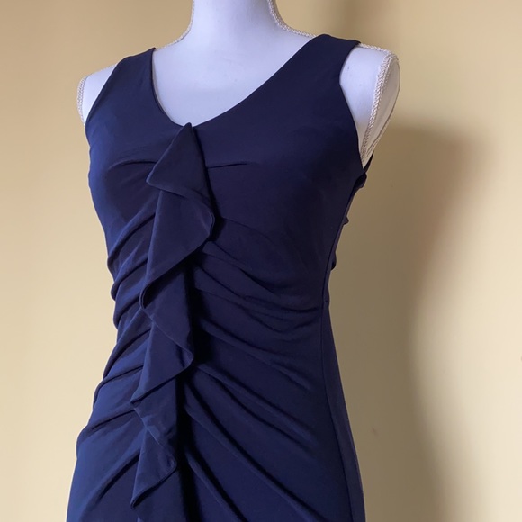 Enfocus Studio dress color dark blue Size 4 - Picture 3 of 8